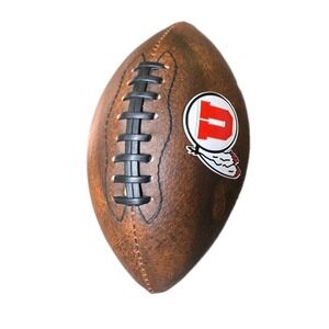 Utah Utes Football GameMaster NCAA Vintage Look Composite Leather Drum Feather L